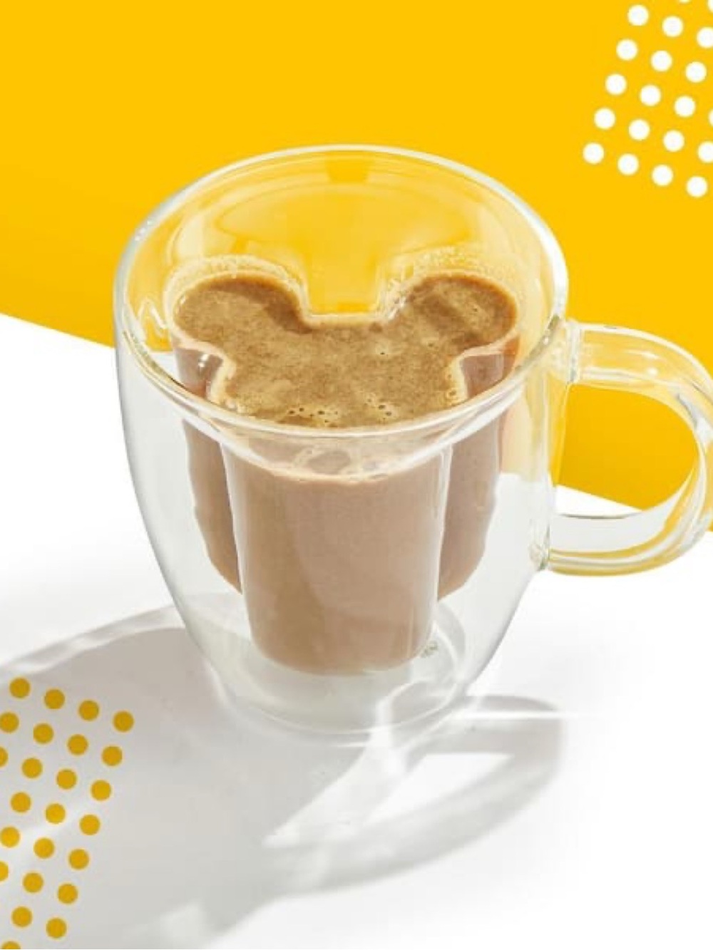 JoyJolt Disney Mickey Mouse 3D Espresso Cups, 5.4 oz